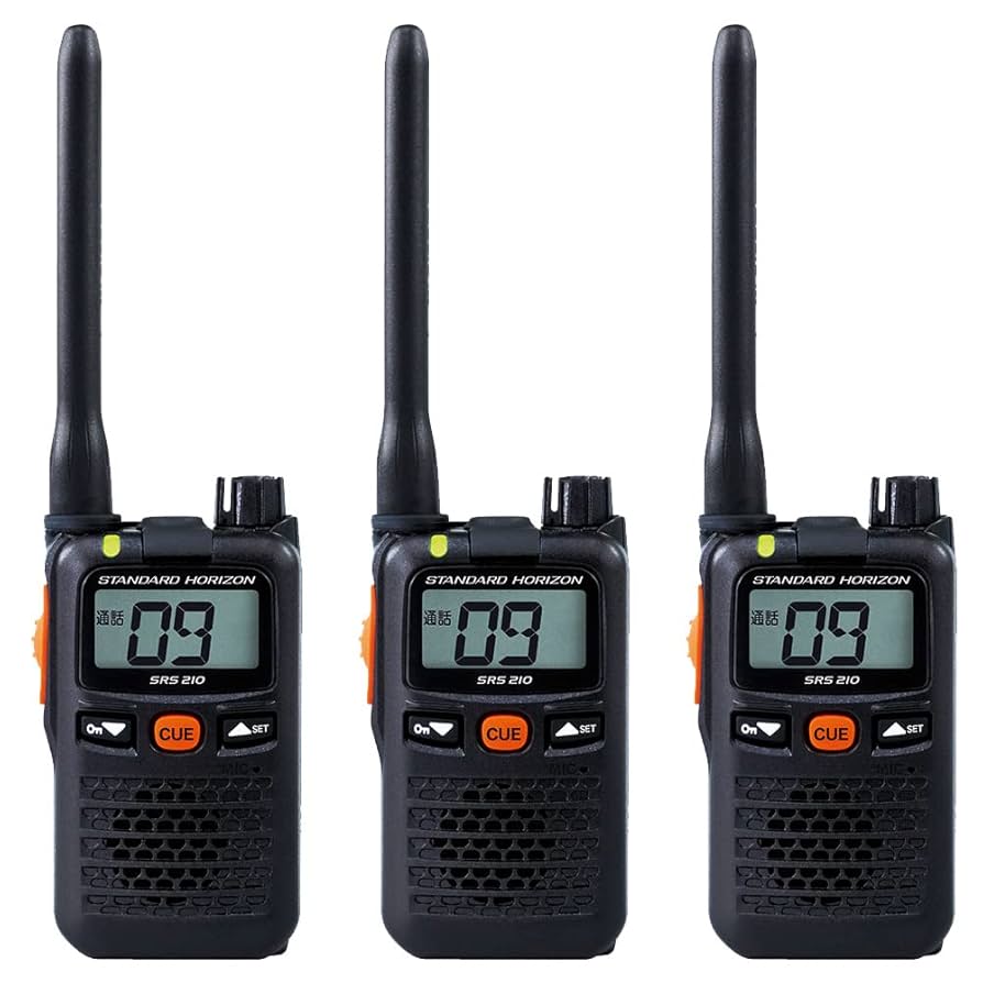 八重洲無線製　トランシーバー　SRS210A HORIZON無線機 3個セット Amazon | 八重洲無線 スタンダードホライゾン トランシーバー